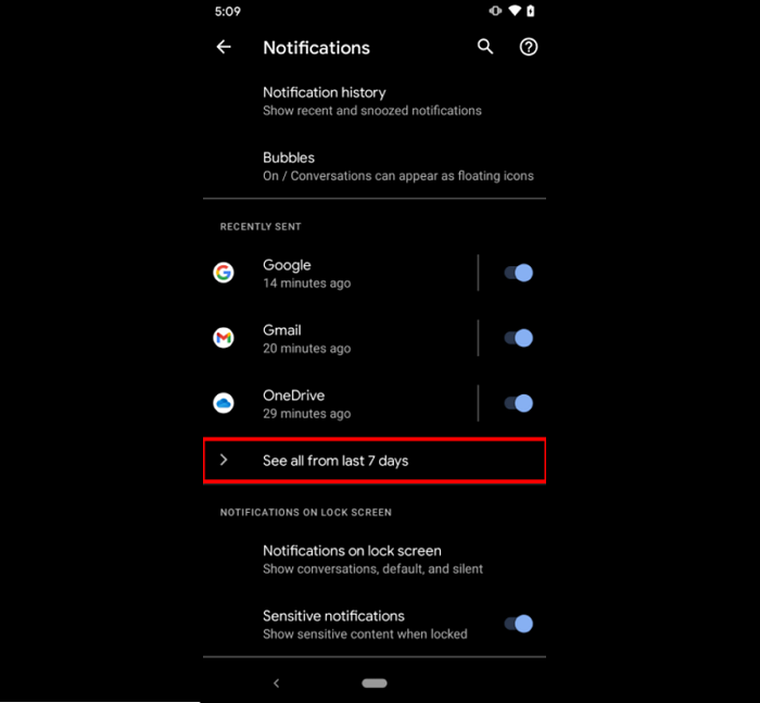 Step 2 to Turn Off Time Sensitive Notifications Per App