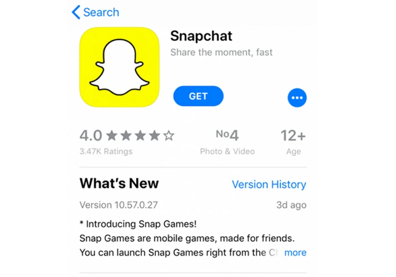 Reinstall Snapchat iPhone