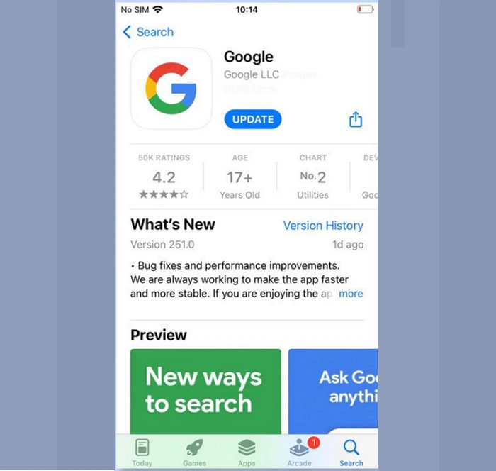 Step 1 to Use Google Lens on iPhone and iPad