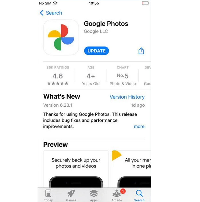 Step 1 to Use Google Lens with Google Photos