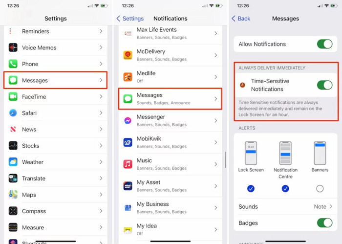 Turn Off Time Sensitive Notifications on iPhone