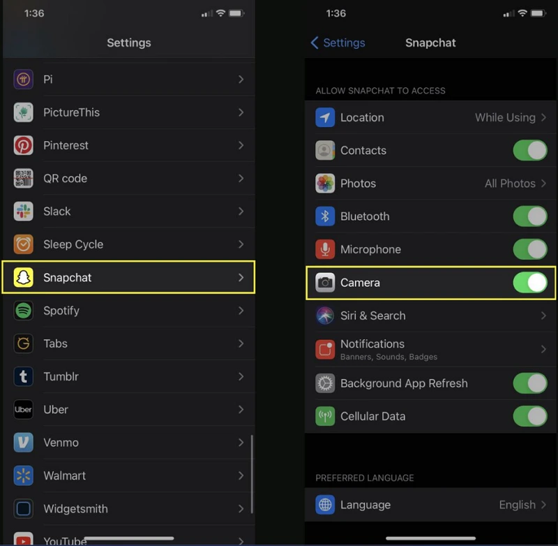 How to Reboot Snapchat on Android and iPhone 10 Check App Permissions iPhone